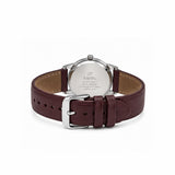 Excel Maroon Dial Maroon Leather Watch EX-5140