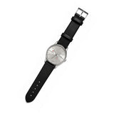 Excel Maroon Dial White Leather Watch EX-5140