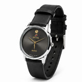 Excel Gold Dial Leather Watch EX-5059