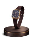 MASTER Square Dial Slim Steel Built Maroon Watch