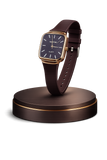 MASTER Square Dial Slim Steel Built Maroon Watch